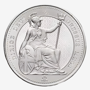 1.25 oz Silver SEATED BRITANNIA BU Coin 2021 St. Helena
