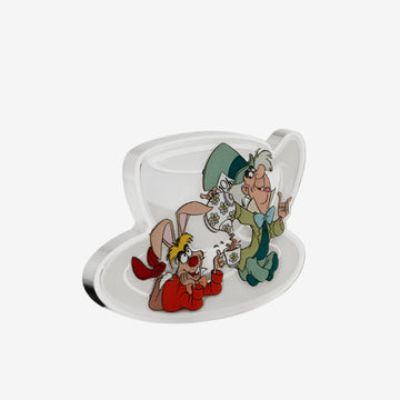 2 oz Silver DISNEY MAD HATTER'S TEA PARTY Alice in Wonderland Coin 2025 Niue