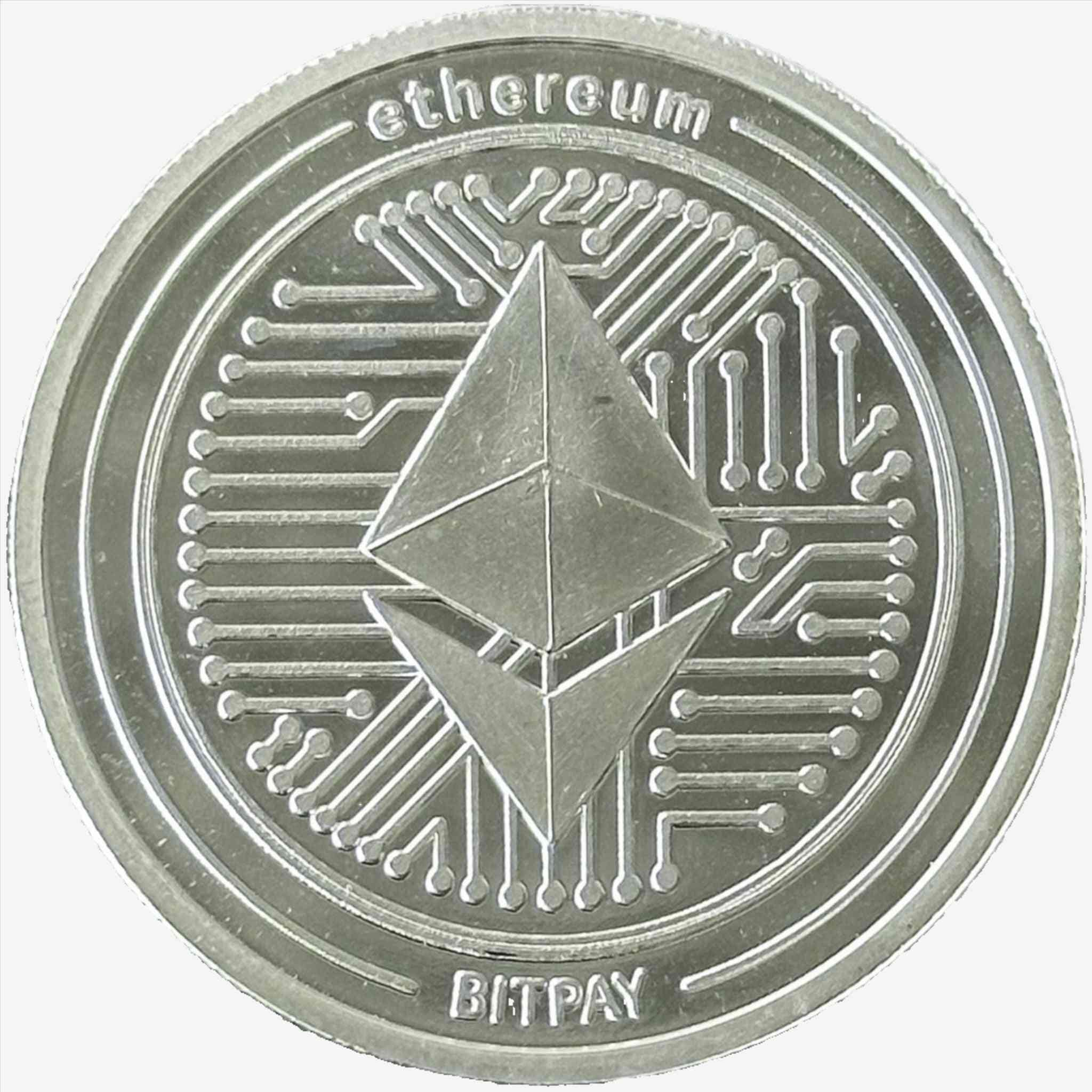 1 oz Silver ETHEREUM BITPAY Round - Coinzio