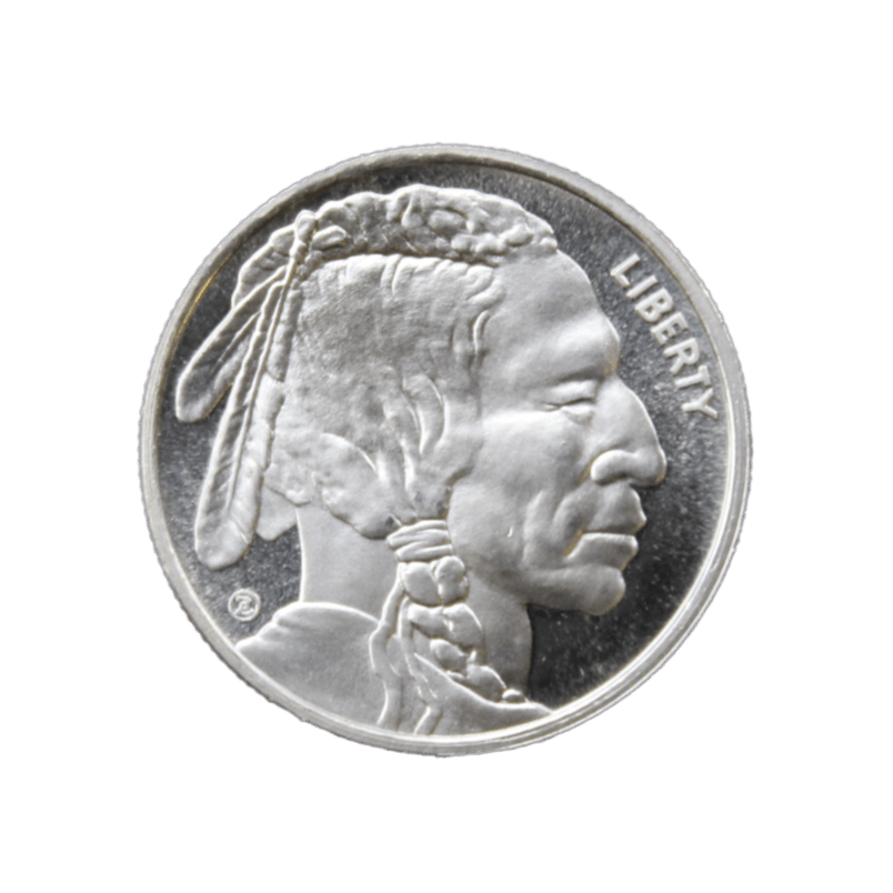 1/2 oz Silver BUFFALO Round (OZ Mint) - Coinzio