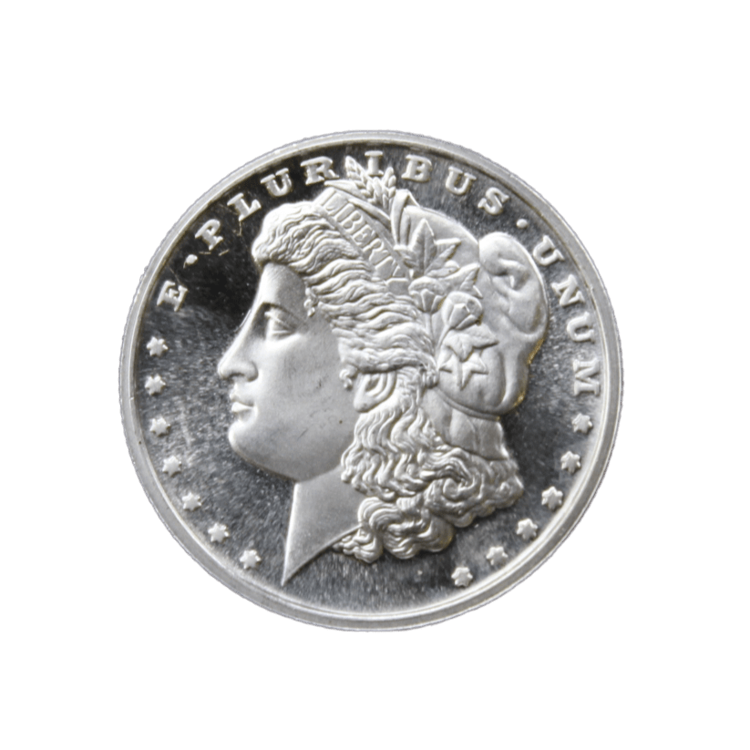 1/2 oz Silver MORGAN Round (OZ Mint) - Coinzio