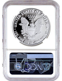 2021-W American Silver Eagle Proof NGC PF 70 UC Mercanti Signed Type 1 Heraldic - Coinzio