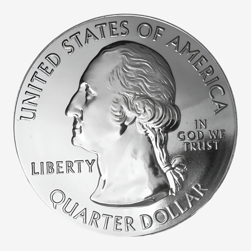 5 oz .999 Silver America the Beautiful MOUNT RUSHMORE Coin 25c 2013
