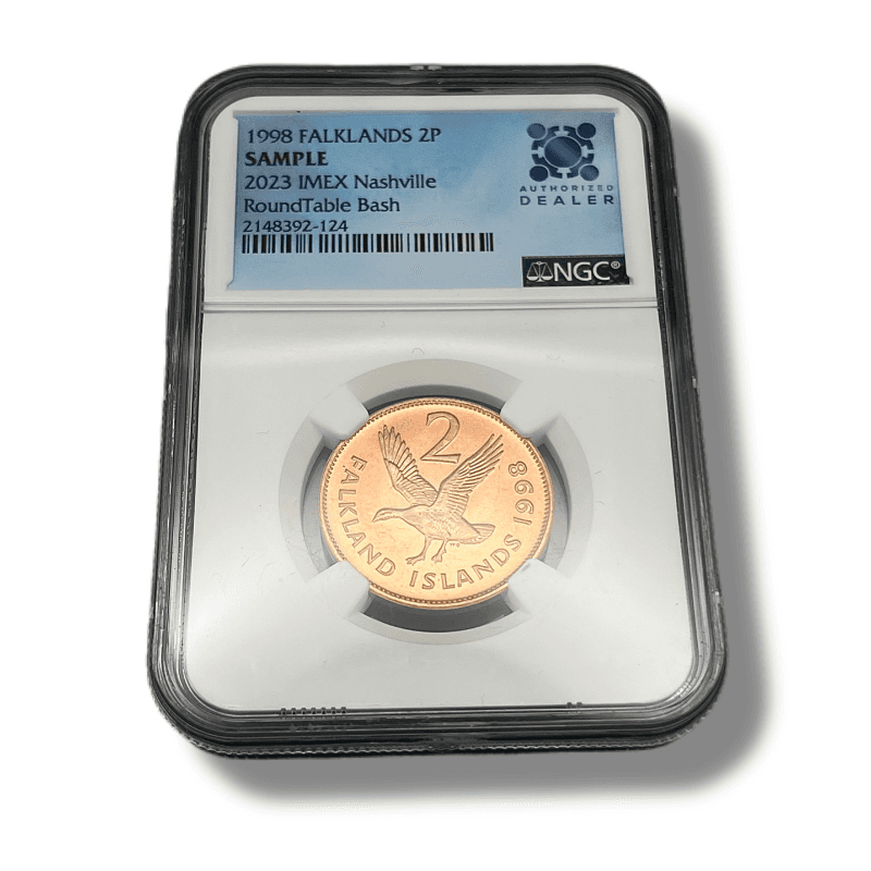 Falkland Islands 2 Pence Coin 1998