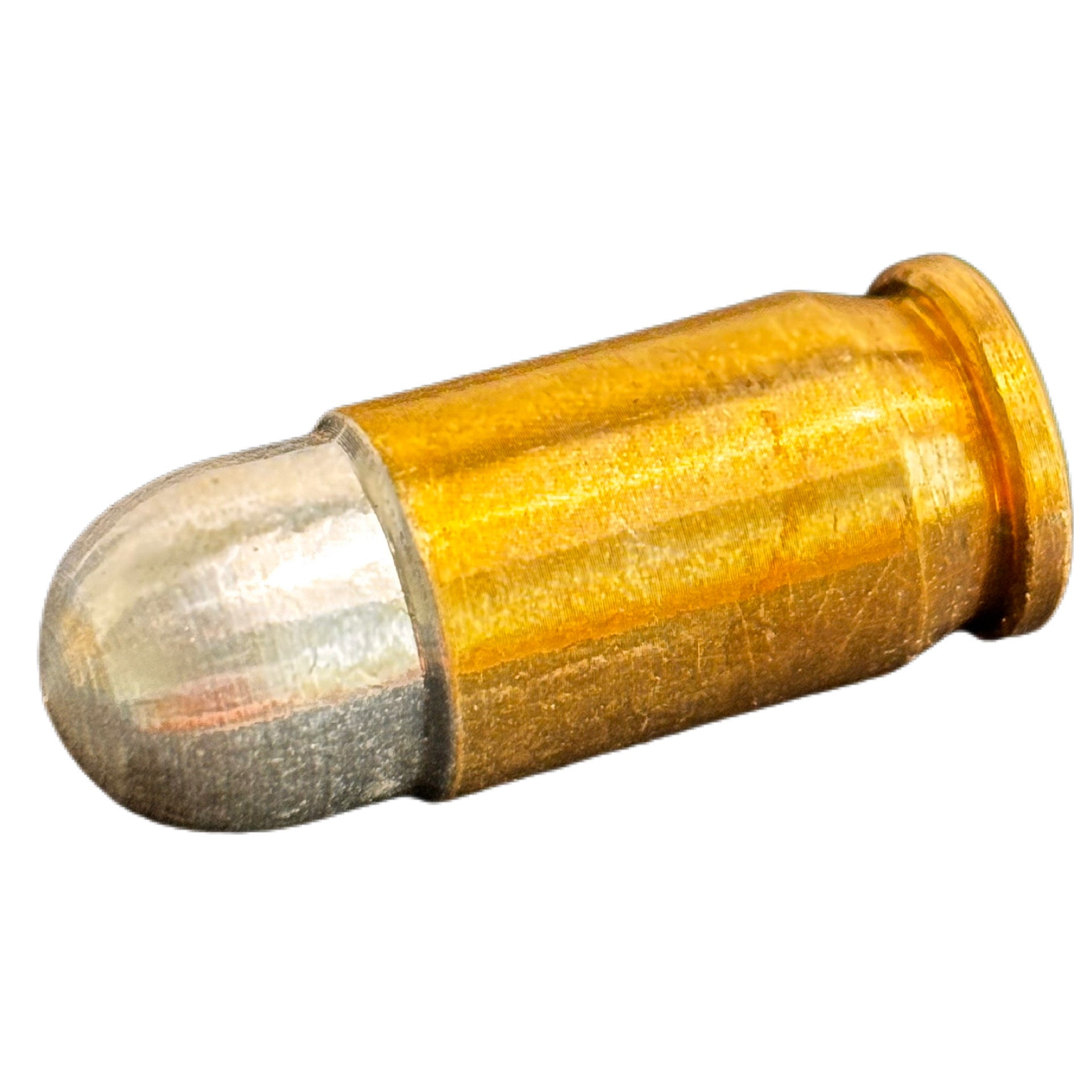 1 oz Silver .45 ACP Replica Bullet- Gilded OZ MINT