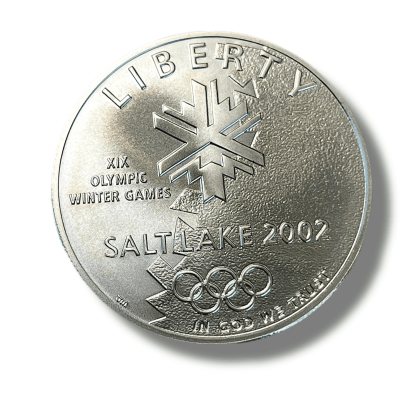 2002 U.S. Silver Dollar Commemorating the Salt Lake City Winter Olympics