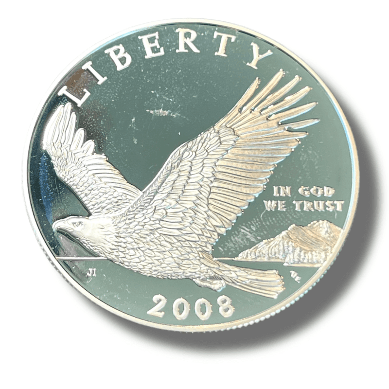 2008-P Bald Eagle Silver Dollar – Proof | U.S. Mint Commemorative Coin