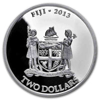 1 oz Silver HAWKSBILL TURTLE Taku Coin 2013 Fiji