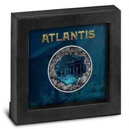 2 oz Silver ATLANTIS Sunken City Coin 2019 Niue - Coinzio