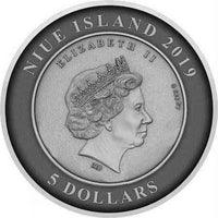 2 oz Silver ATLANTIS Sunken City Coin 2019 Niue - Coinzio