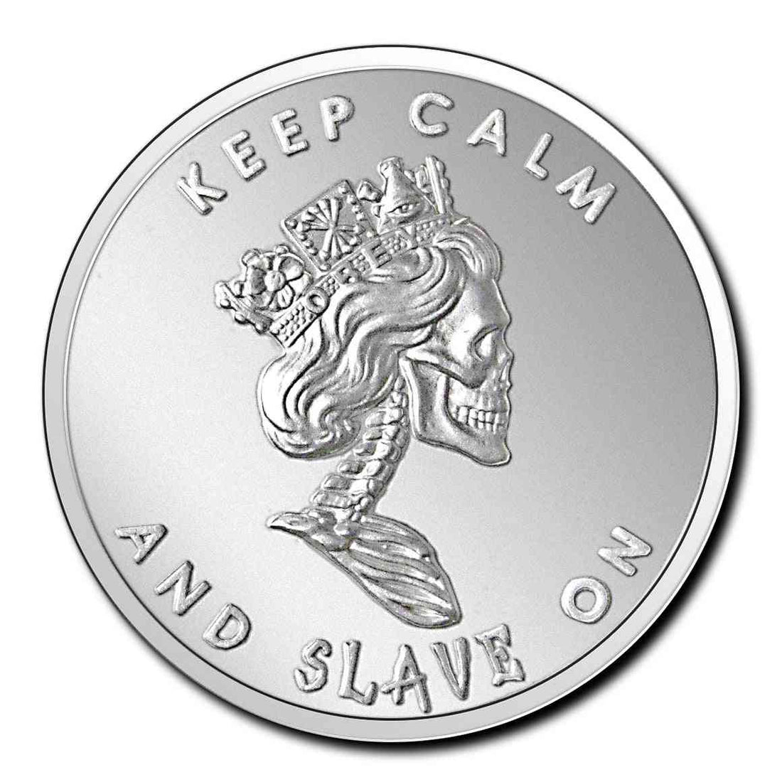 1 oz Silver SLAVE QUEEN Silver Bullet Silver Shield Round 2020 - Coinzio