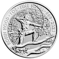 1 oz Silver ROBIN HOOD Coin 2021 Great Britain - Coinzio