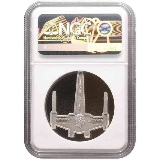 1 oz Silver X-WING FIGHTER Star Wars Coin MS70 2022 Niue - Coinzio