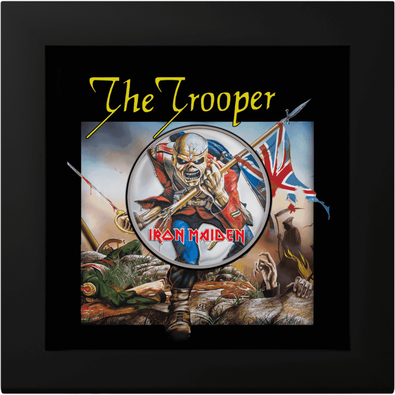 1 oz Silver EDDIE THE TROOPER Iron Maiden Coin 2023 Cook Islands | Coinzio