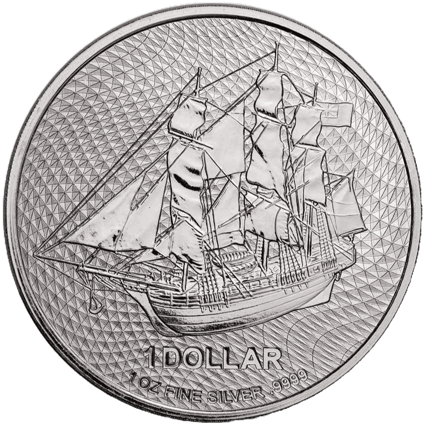 1 oz Silver HMS BOUNTY Coin 2023 Cook Islands - Coinzio