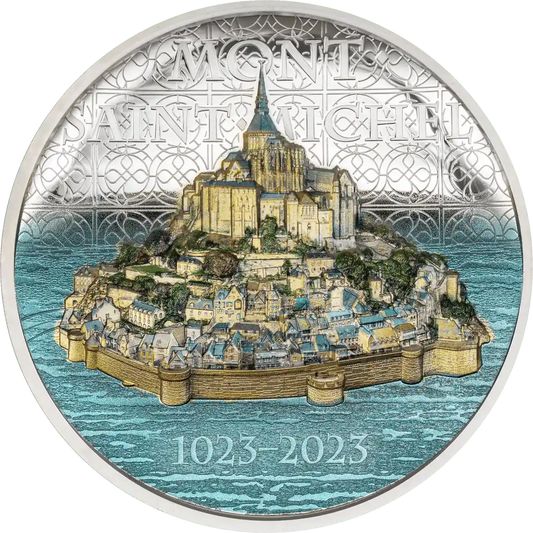 2 oz Silver MONT-SAINT-MICHEL Coin 2023 Cook Islands - Coinzio