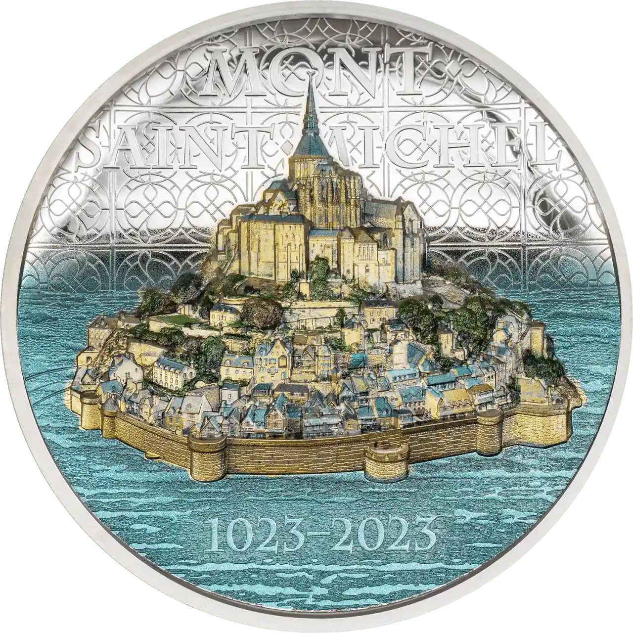 5 oz Silver MONT-SAINT-MICHEL Coin 2023 Cook Islands - Coinzio