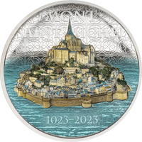 5 oz Silver MONT-SAINT-MICHEL Coin 2023 Cook Islands - Coinzio