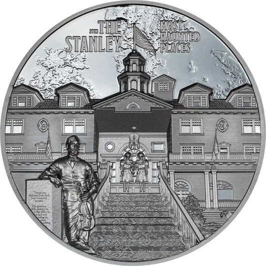 2 oz Silver THE STANLEY Most Haunted Places Coin 2023 Cook Islands - Coinzio