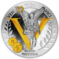 1 oz Silver AUREUS VICTORIA Coin PF70 2023 Niue - Coinzio