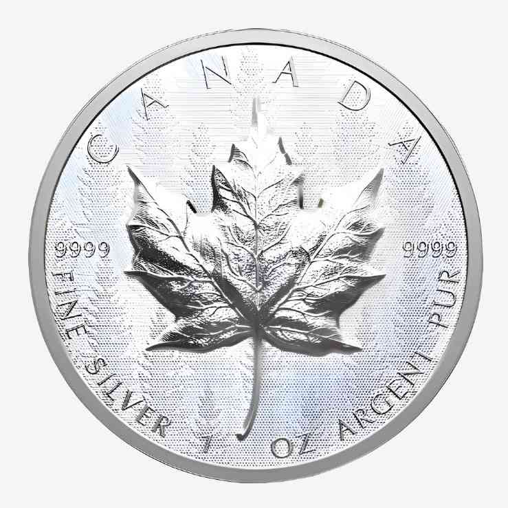 1 oz Silver MAPLE LEAF UHR Pulsating Forest Coin 2024 Canada - Coinzio