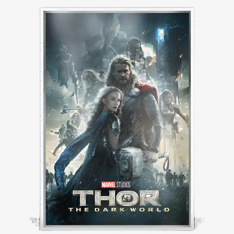 1.5 oz Silver MARVEL THOR THE DARK WORLD Movie Poster