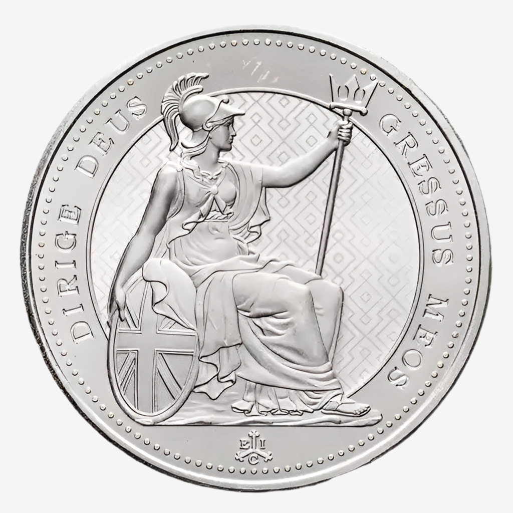 1.25 oz Silver SEATED BRITANNIA BU Coin 2021 St. Helena