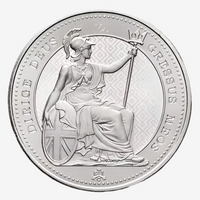 1.25 oz Silver SEATED BRITANNIA BU Coin 2021 St. Helena