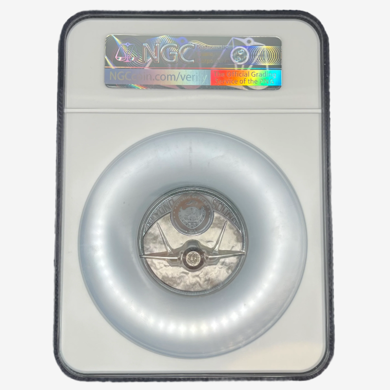 5 oz Silver SOUND BARRIER Coin MS70 2023 Palau
