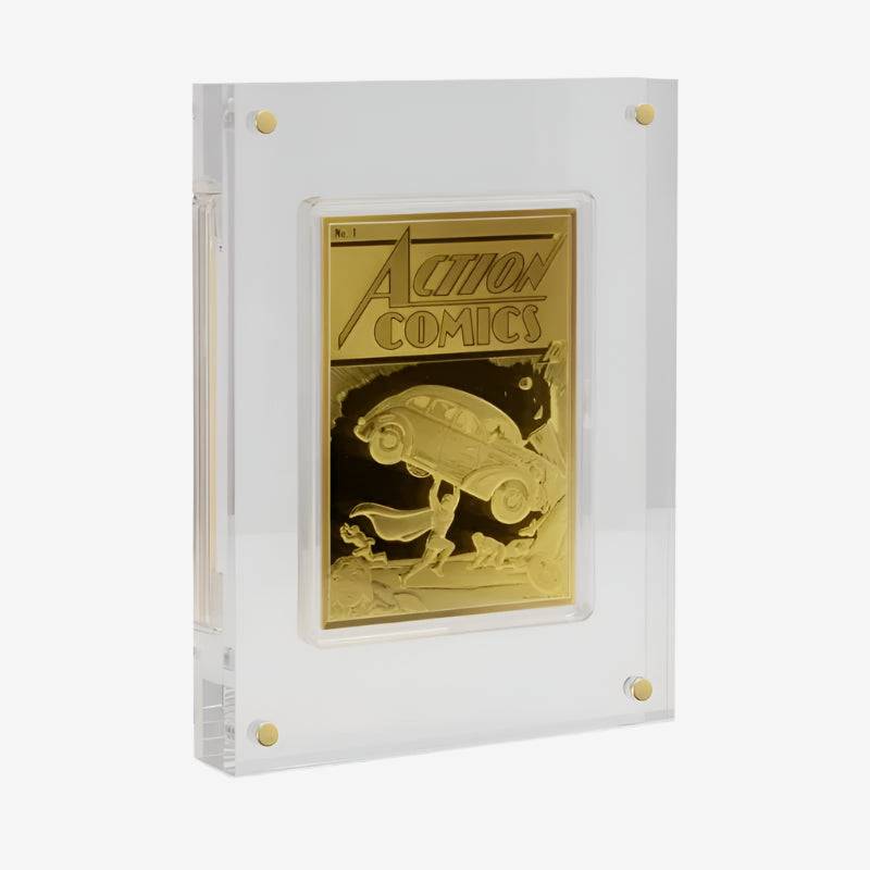 5 oz Silver DC 90th ANNIVERSARY GOLDEN ERA - ACTION COMICS #1 Gilded Coin 2025 Niue