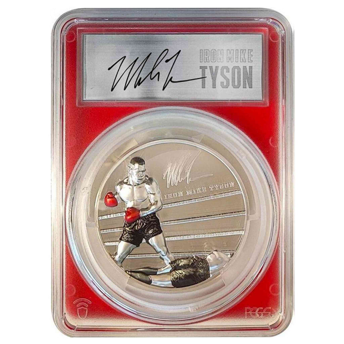 5oz Silver MIKE TYSON Signature Series Coin 2023 Cook Islands (Celebrity Mint) - Coinzio