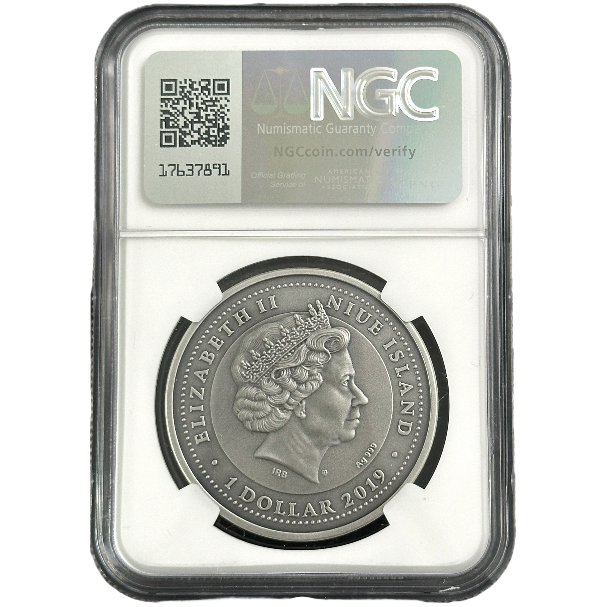 1 oz Silver ZODIAC SIGNS SCORPIO Coin MS70 2019 Niue