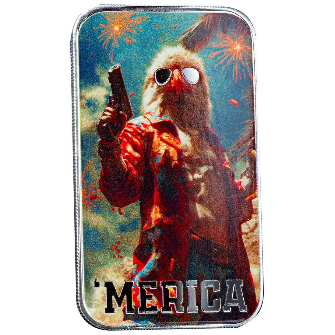 1 oz Silver MERICA EAGLE Scottsdale Mint Bar