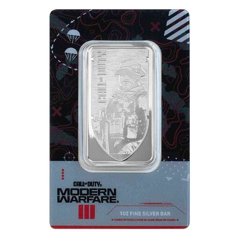 1 oz Silver CALL OF DUTY Modern Warfare 20th Anniversary Bar (PAMP) - Coinzio