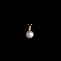 ISADORA'S PEARL | 14K Gold Pearl & Diamond Pendant