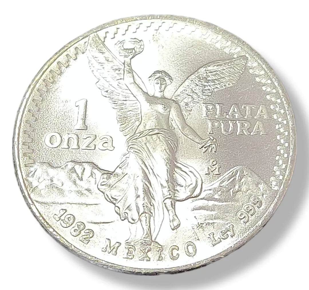 1 oz Silver MEXICAN LIBERTAD Pura Plata Coin 1982 - Coinzio