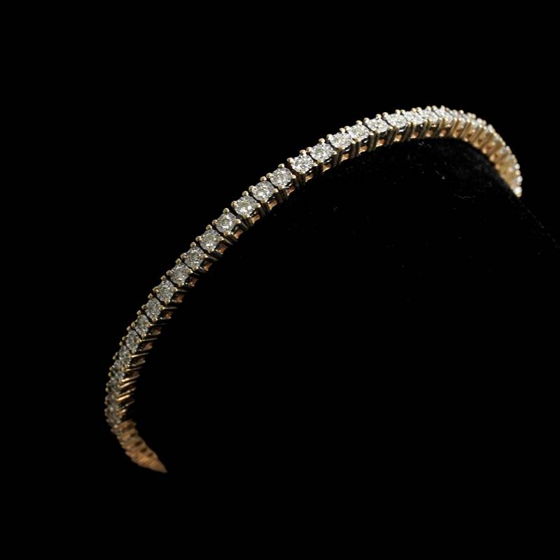 THE ARTIC DIAMONDS | 10K Gold & Diamond Bracelet