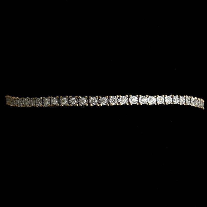 THE ARTIC DIAMONDS | 10K Gold & Diamond Bracelet