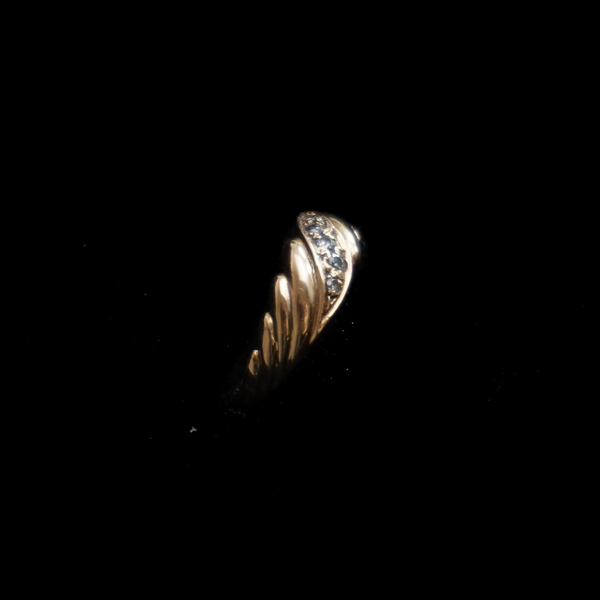 THE GOLDEN TIDE  | 14K Gold & Diamond Ring