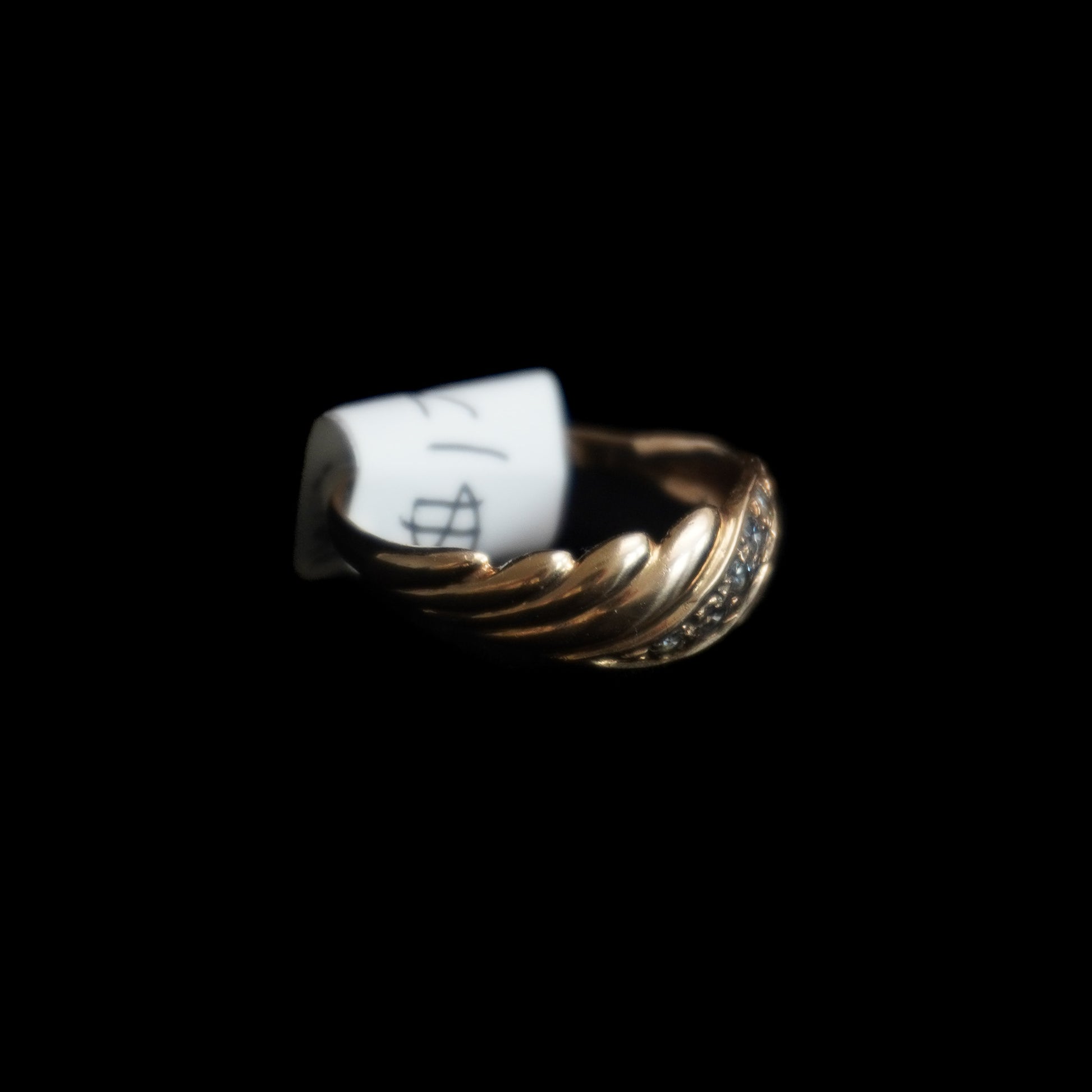 THE GOLDEN TIDE  | 14K Gold & Diamond Ring