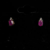 THE HEARTFIRE RUBY SET | 14K Gold & Ruby Jewelry Collection - Necklace, Bracelet & Earrings